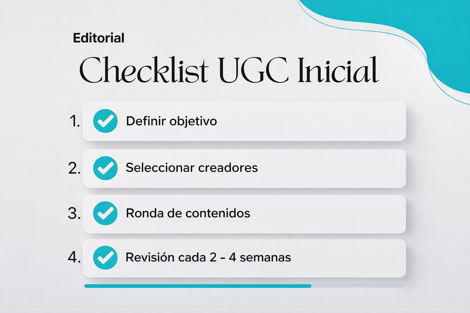 Starter checklist for local UGC strategy